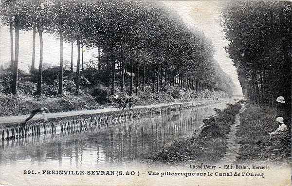 391.- FREINVILLE-SEVRAN (S.& O ) - Vue pittoresque sur le Canal de l'Ourcq
